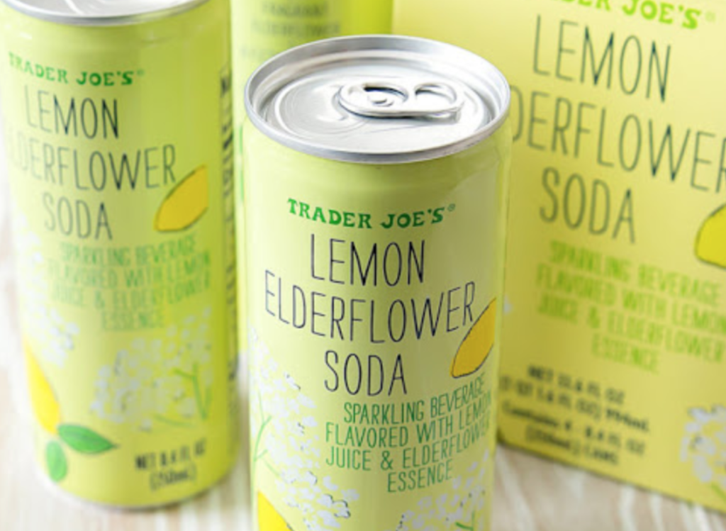Trader Joe's Lemon Elderflower Soda